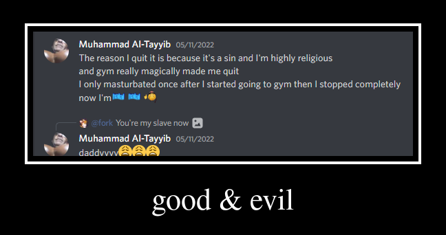 good & evil